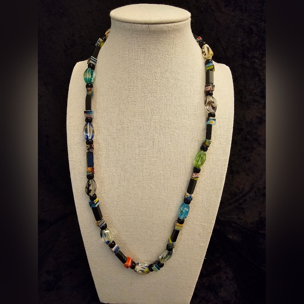 Beautiful Vintage Murano Style Like Beaded Necklace